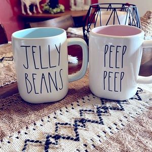 Rae Dunn Easter mugs, Jelly Beans & Peep Peep